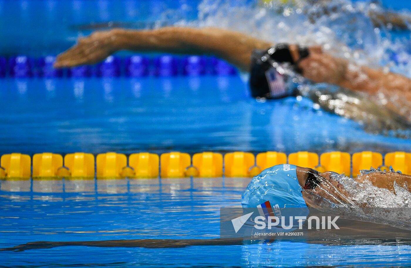 2016 Summer Olympics. Swimming. Day Six