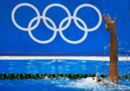 2016 Summer Olympics. Swimming. Day Six