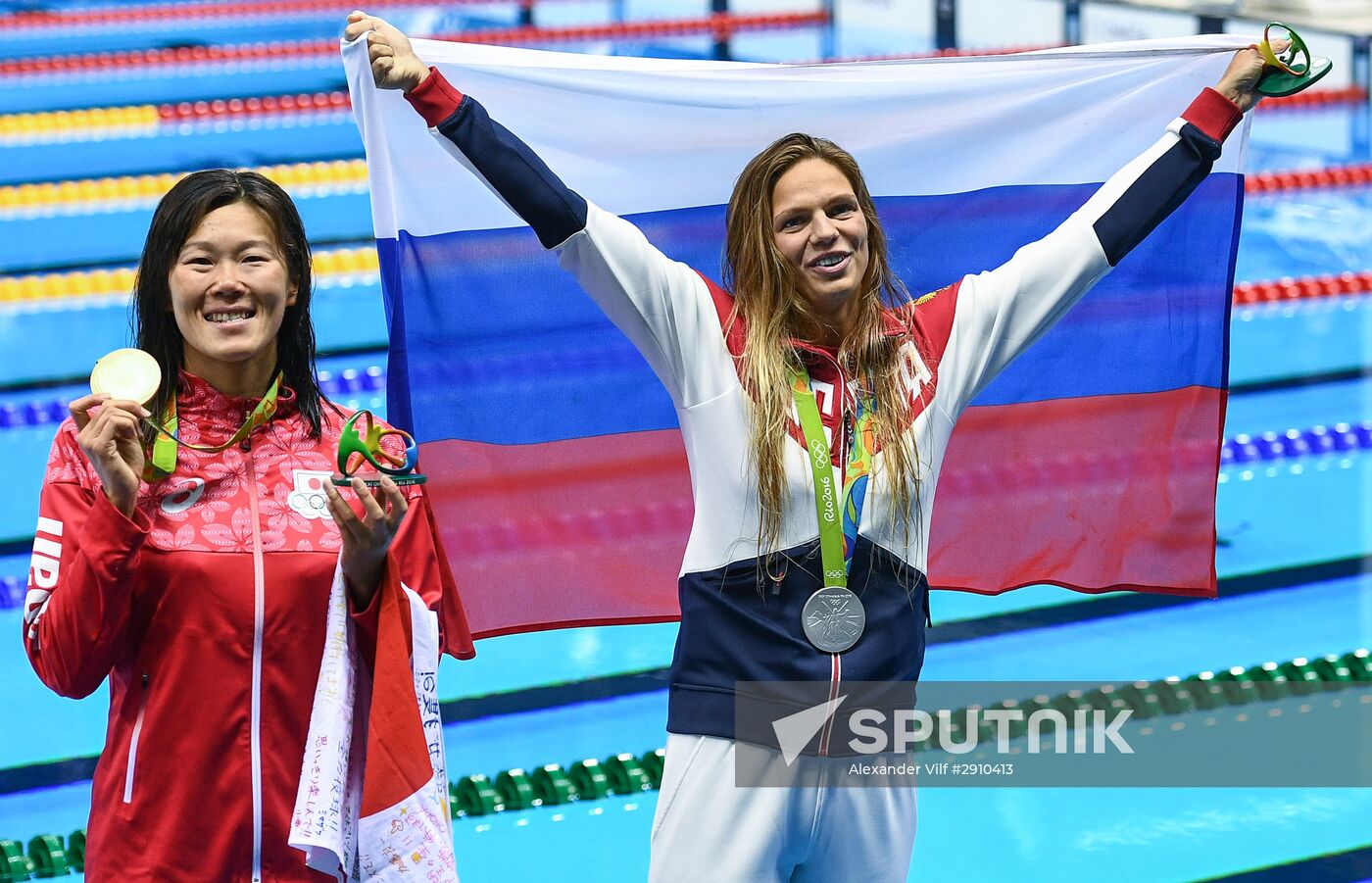 2016 Summer Olympics. Swimming. Day Six