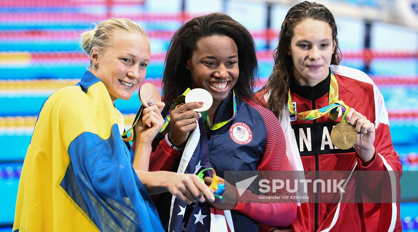 2016 Summer Olympics. Swimming. Day Six