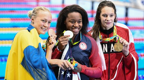 2016 Summer Olympics. Swimming. Day Six