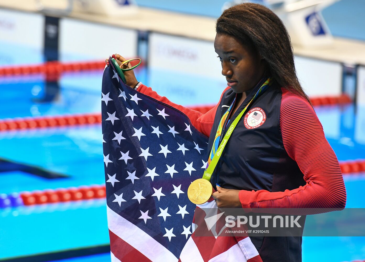 2016 Summer Olympics. Swimming. Day Six