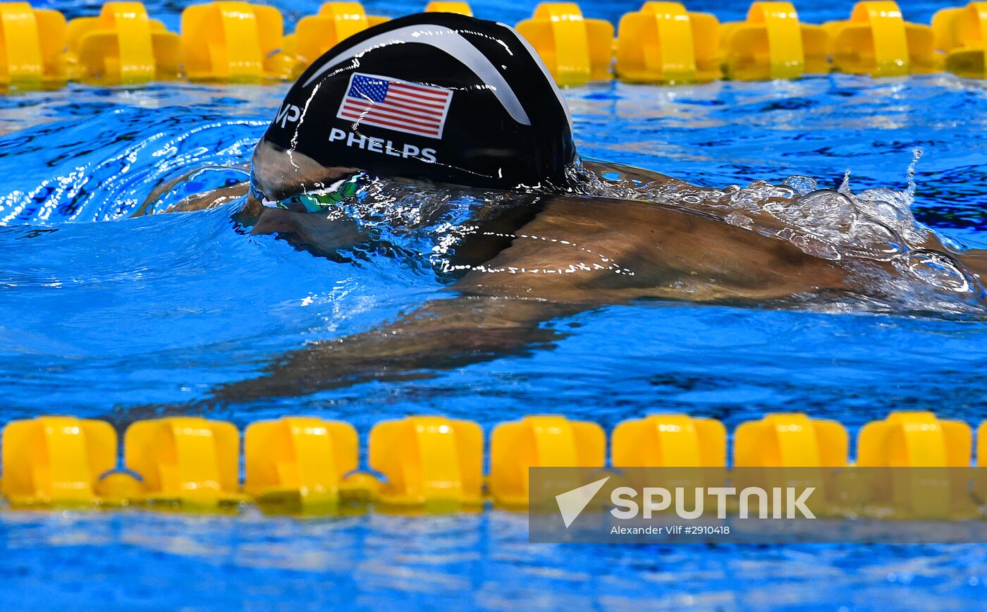 2016 Summer Olympics. Swimming. Day Six