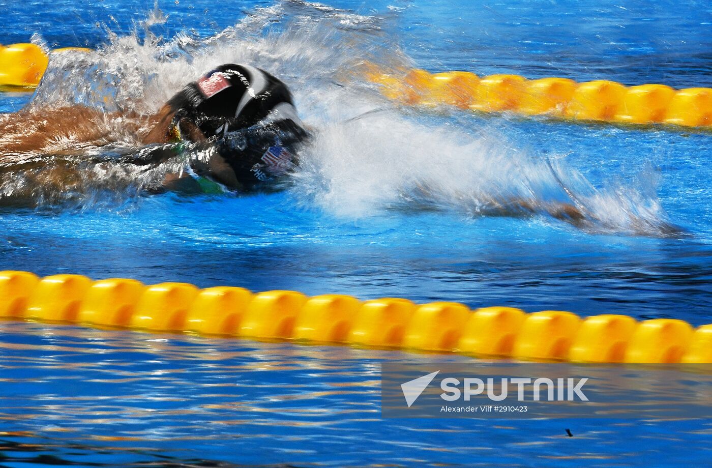 2016 Summer Olympics. Swimming. Day Six