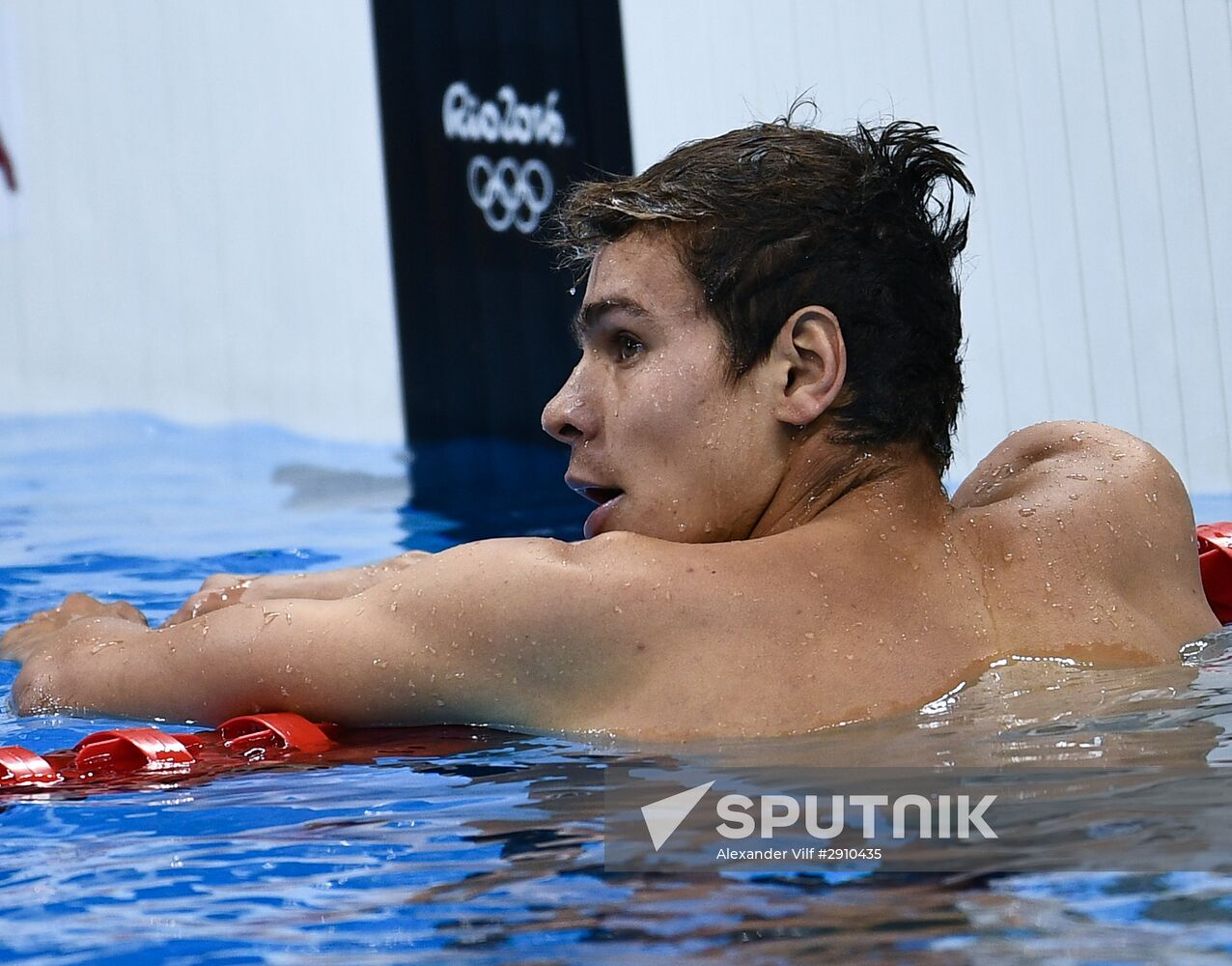 2016 Summer Olympics. Swimming. Day Six