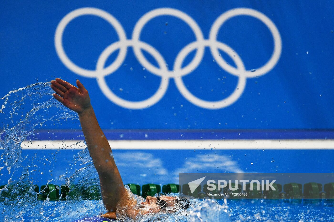 2016 Summer Olympics. Swimming. Day Six
