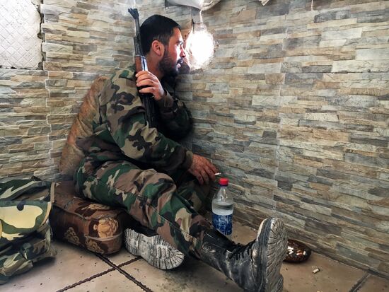 Situation in south-east Aleppo