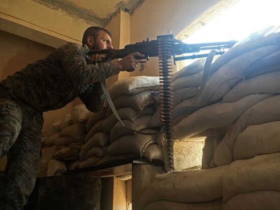 Situation in south-east Aleppo