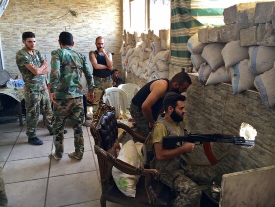 Situation in south-east Aleppo