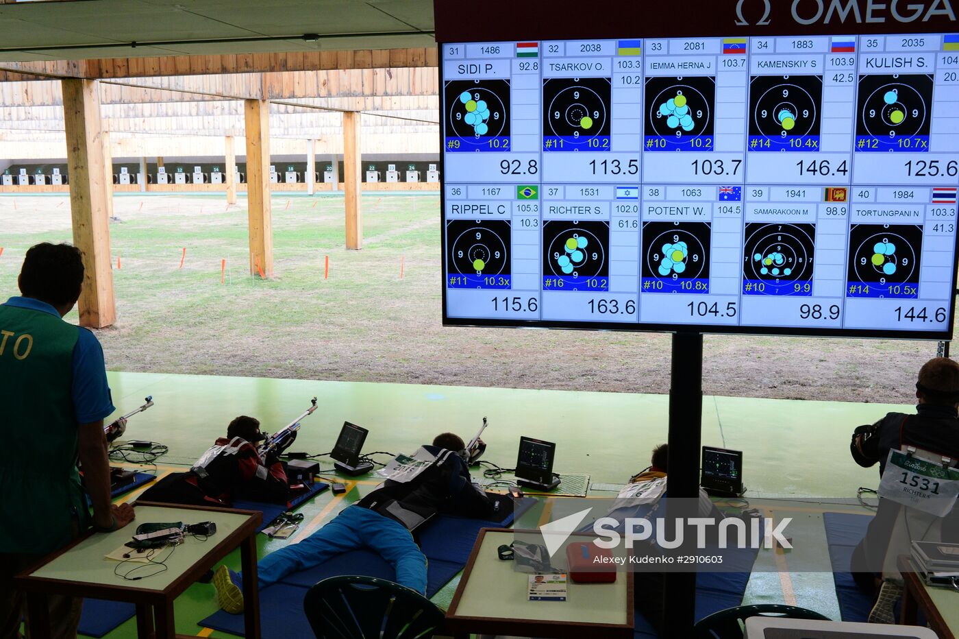 2016 Summer Olympics. Shooting sport. Men. 50m rifle prone