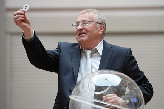 Ballot order of political parties determined by drawing