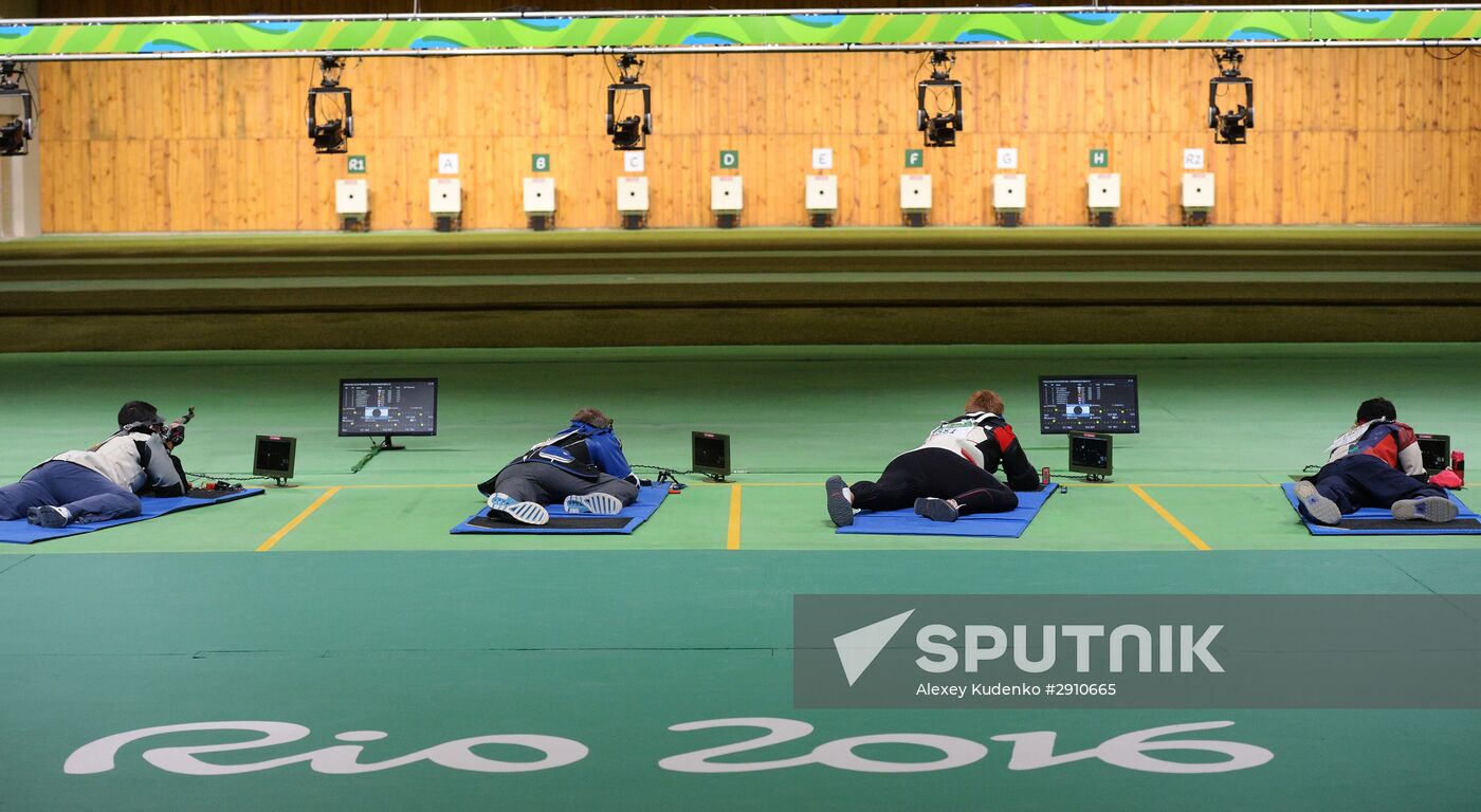 2016 Summer Olympics. Shooting sport. Men. 50m rifle prone