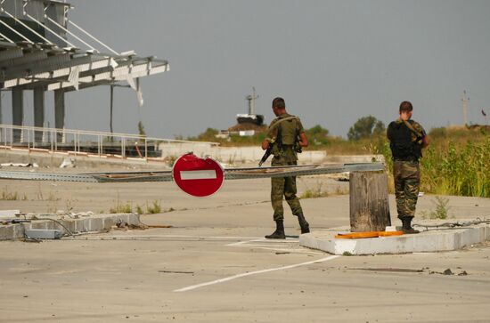 Aftermath of Donetsk filter plant shelling