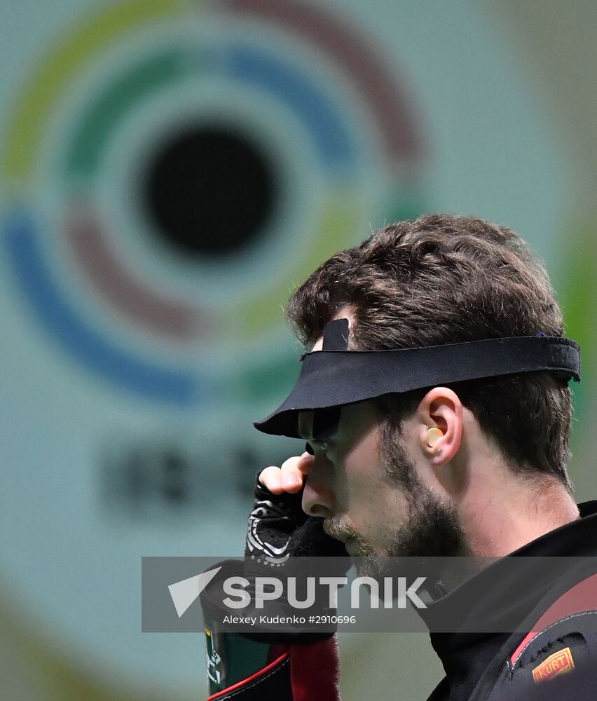 2016 Summer Olympics. Shooting sport. Men. 50m rifle prone