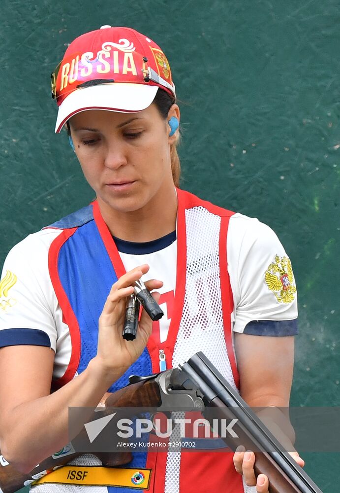 2016 Summer Olympics. Shooting sport. Women's skeet