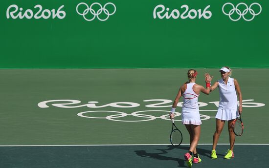 Summer Olympics 2016. Tennis. Doubles. Semifinals