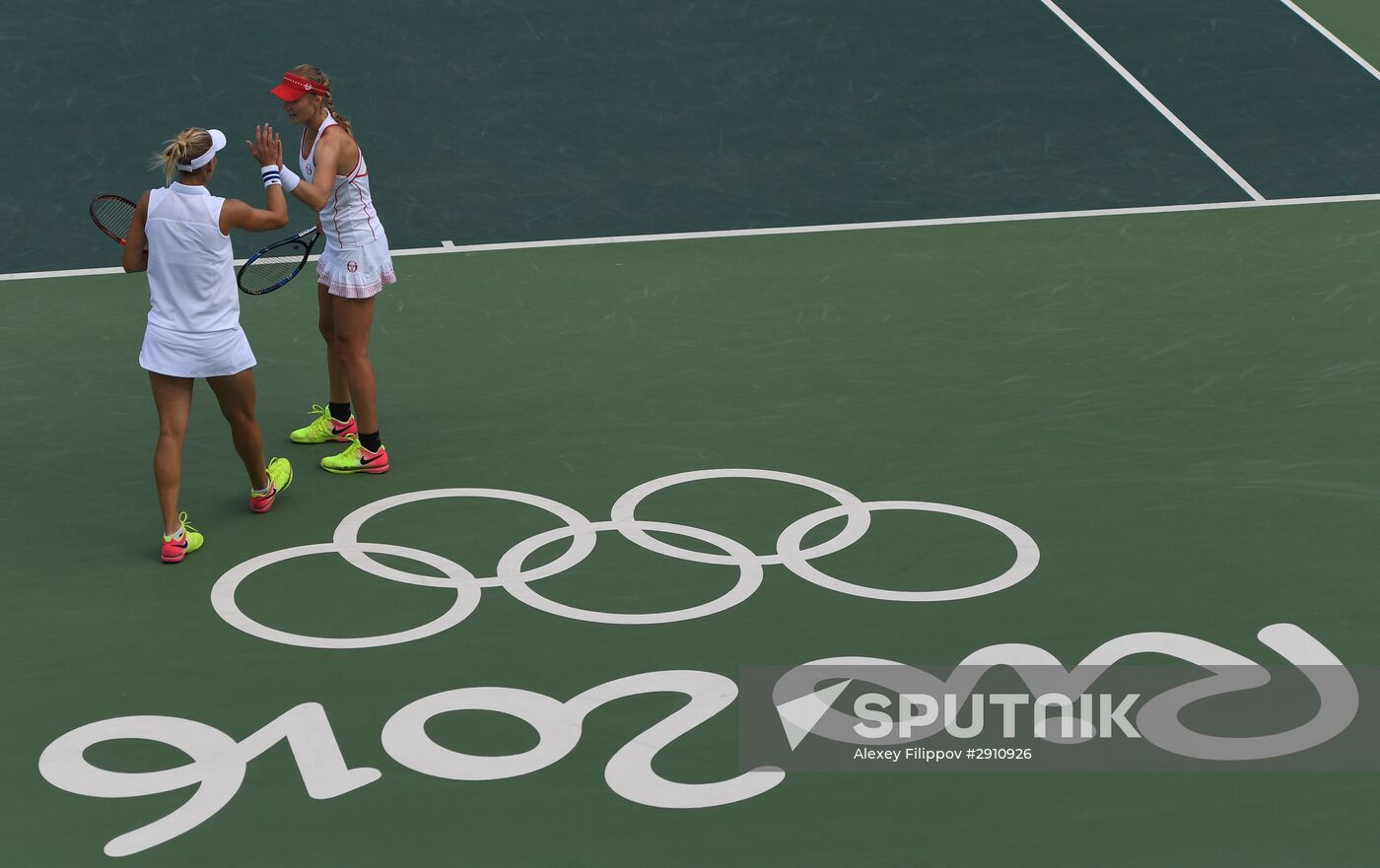 Summer Olympics 2016. Tennis. Doubles. Semifinals
