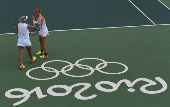 Summer Olympics 2016. Tennis. Doubles. Semifinals