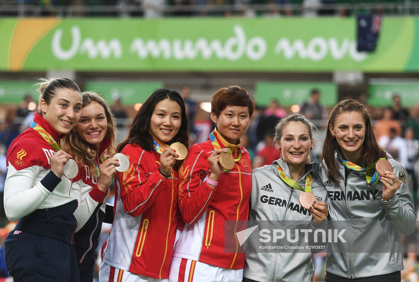 2016 Summer Olympics. Cycling. Women's team sprint