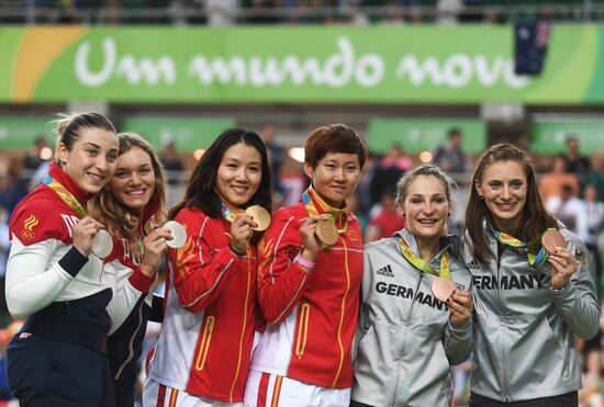 2016 Summer Olympics. Cycling. Women's team sprint