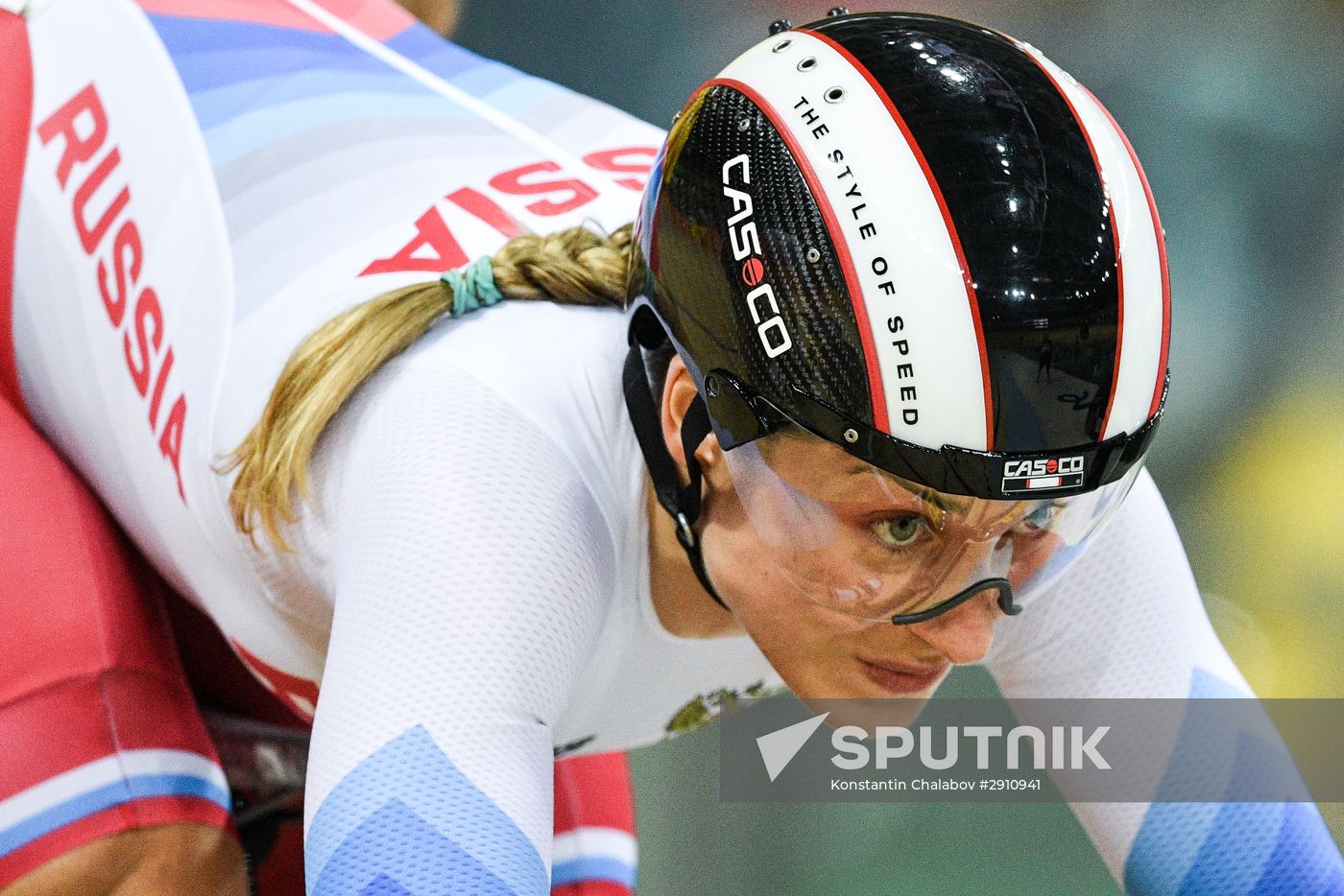 2016 Summer Olympics. Track cycling. Women's team sprint