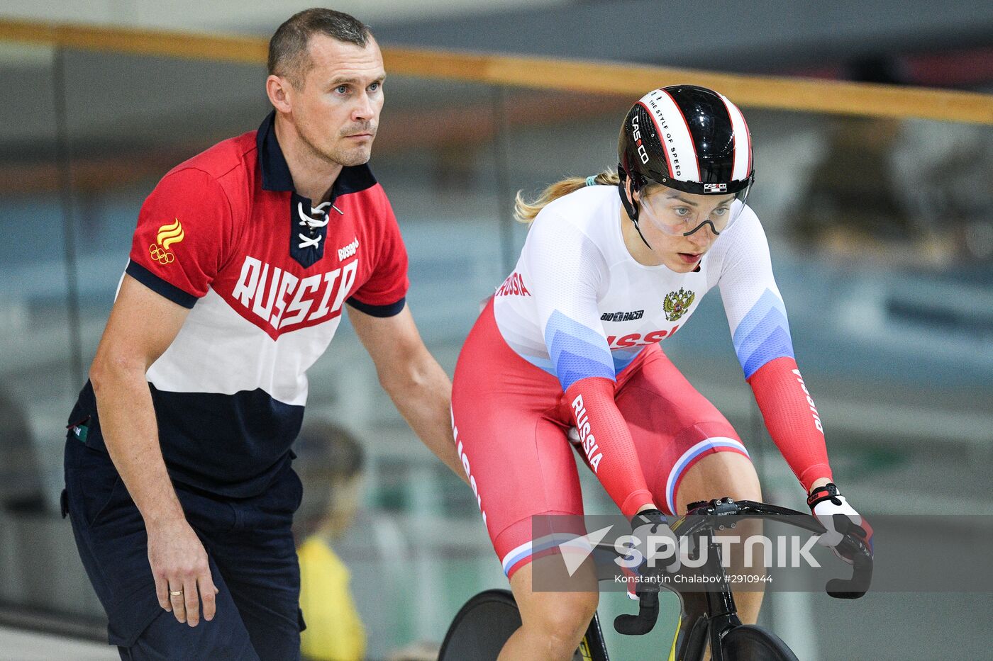 2016 Summer Olympics. Track cycling. Women's team sprint