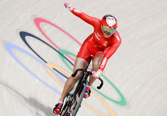 2016 Summer Olympics. Track cycling. Women's team sprint