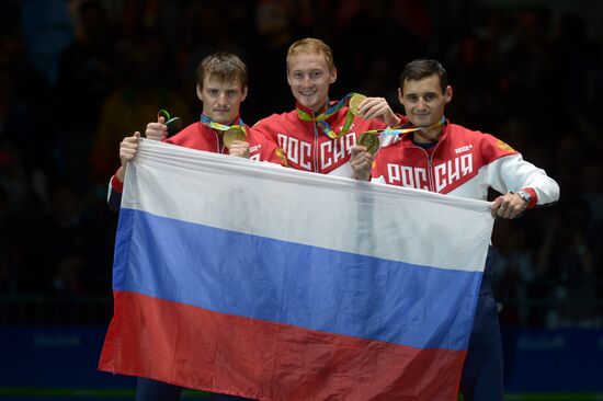 2016 Summer Olympics. Fencing. Men. Foil. Team competition
