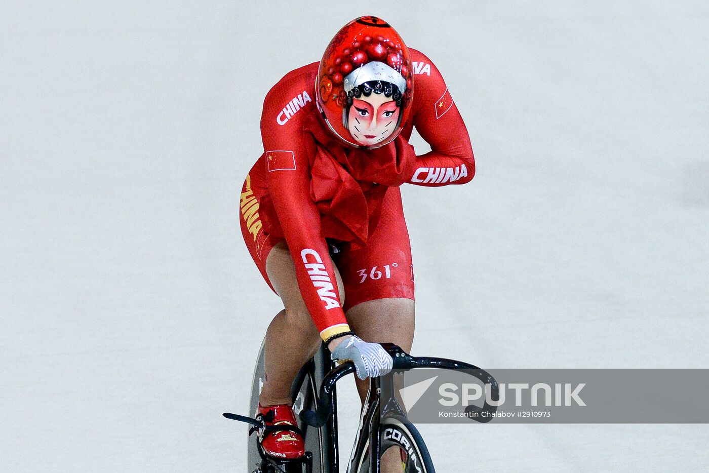 2016 Summer Olympics. Track cycling. Women's team sprint