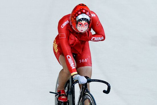 2016 Summer Olympics. Track cycling. Women's team sprint