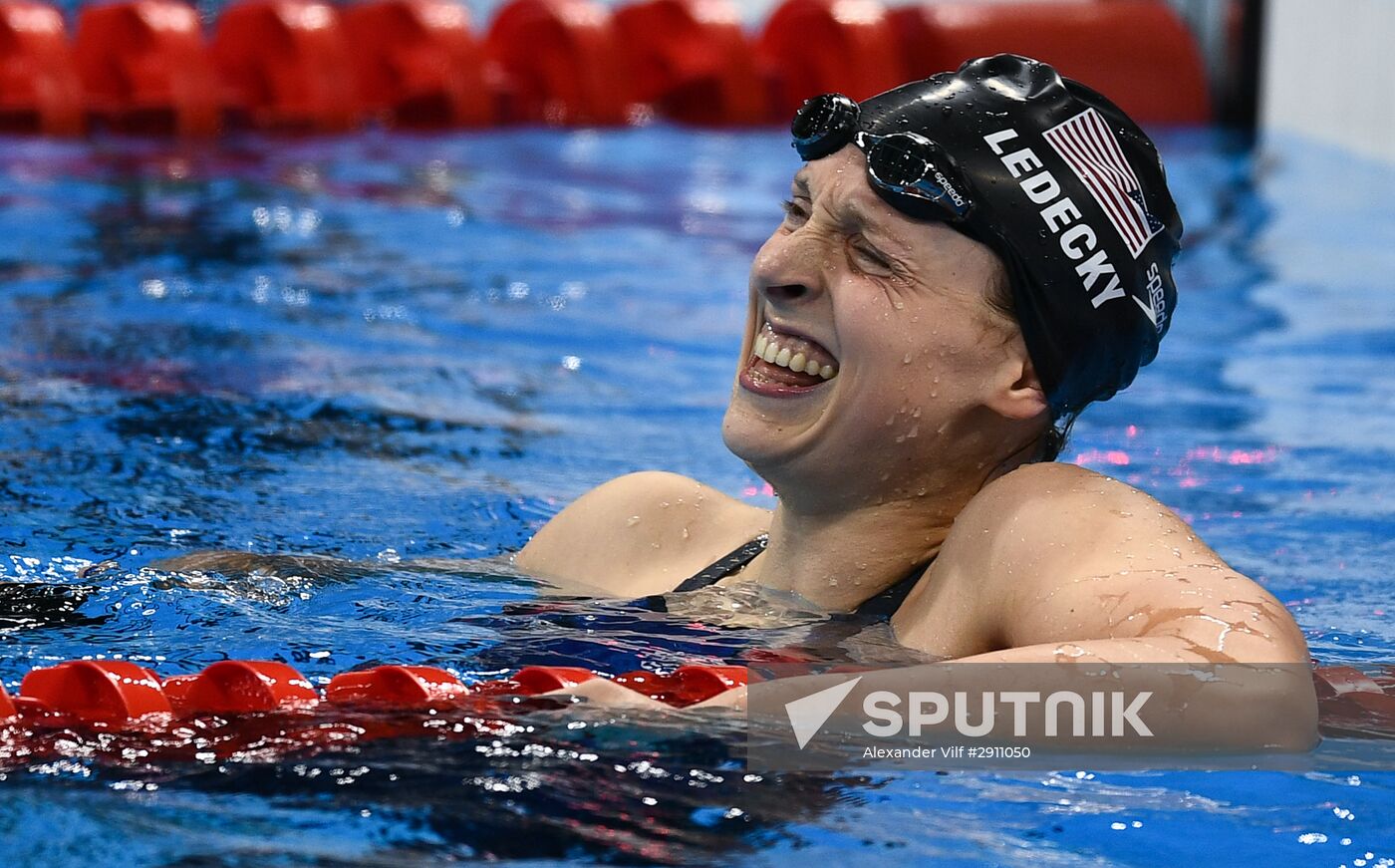 2016 Summer Olympics. Swimming. Day Seven