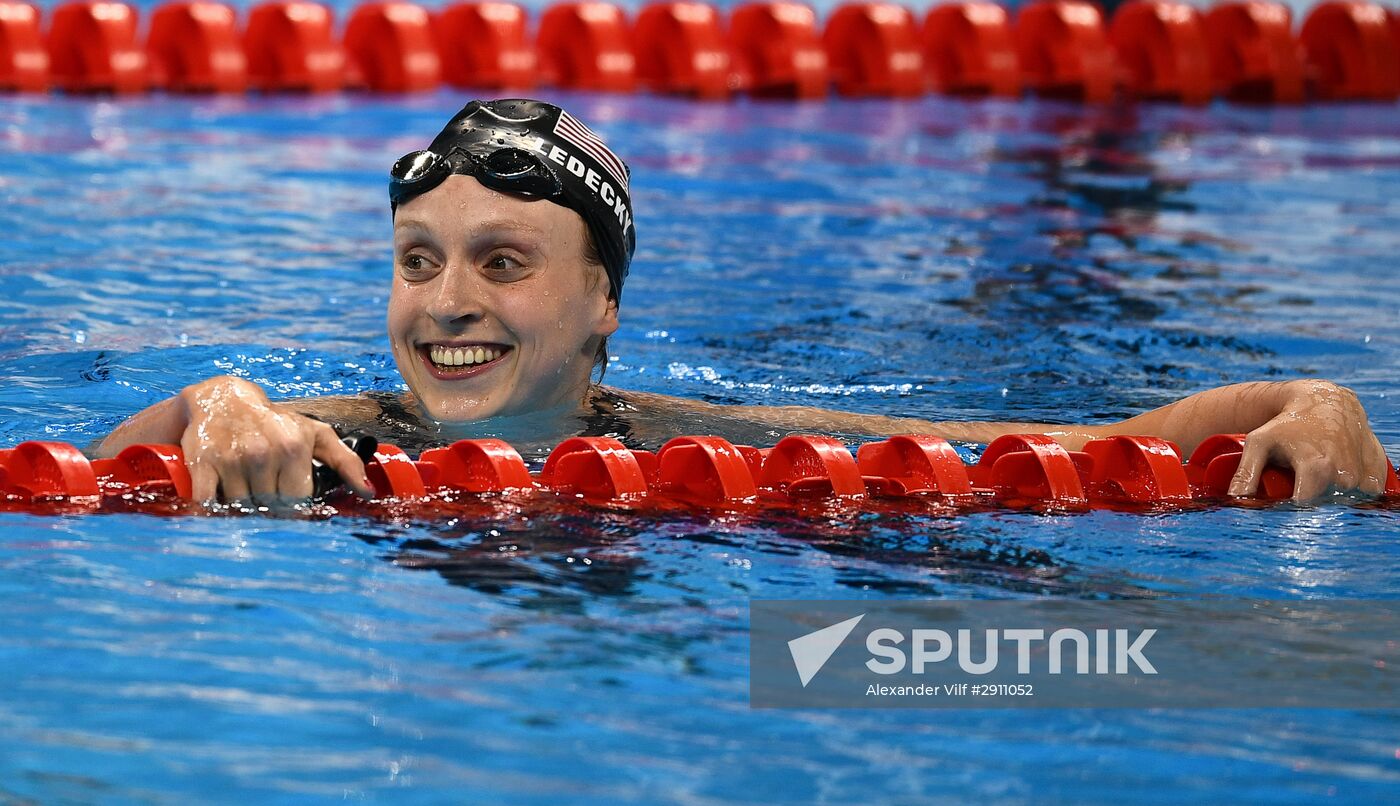 2016 Summer Olympics. Swimming. Day Seven