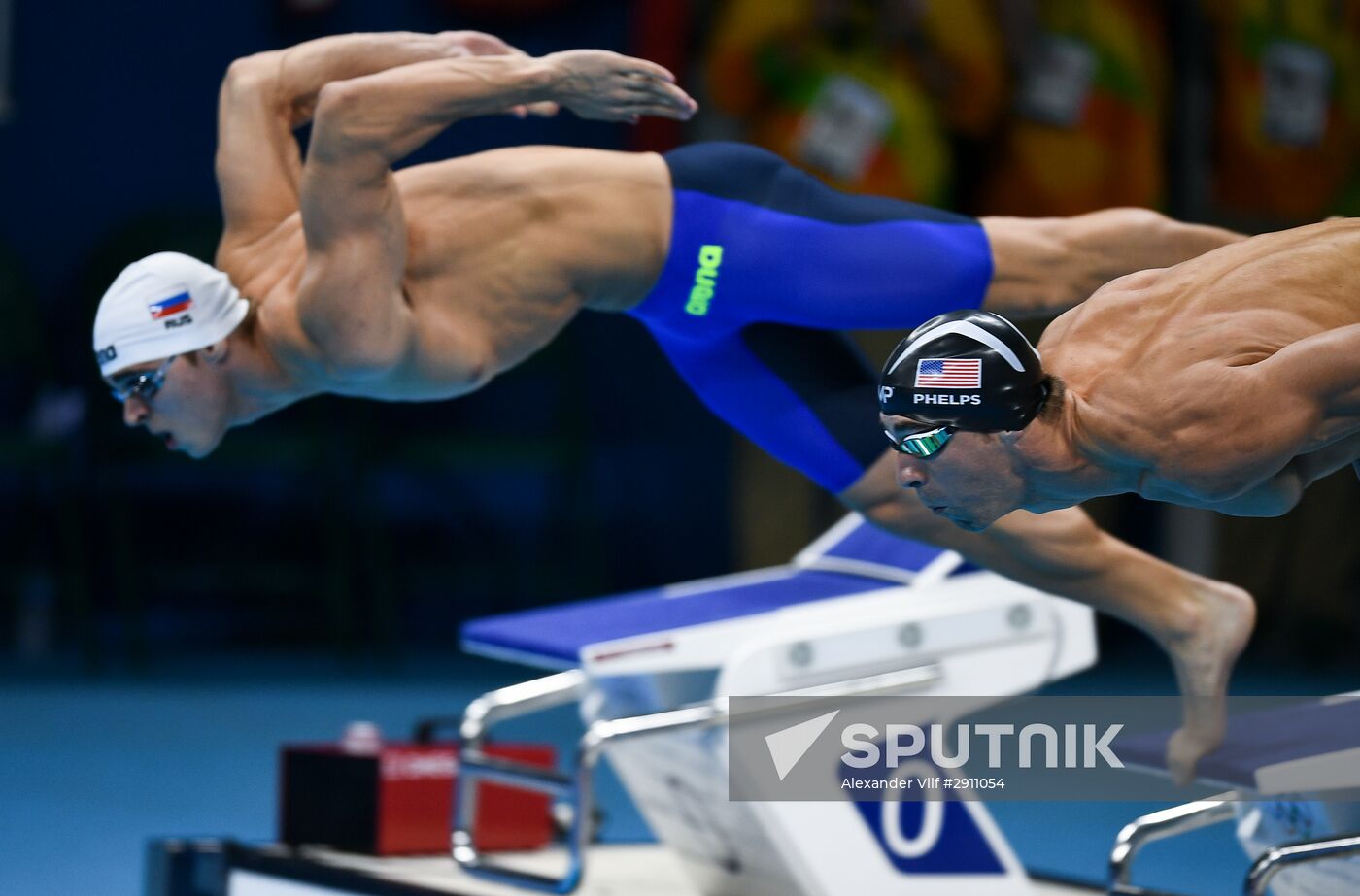 2016 Summer Olympics. Swimming. Day Seven