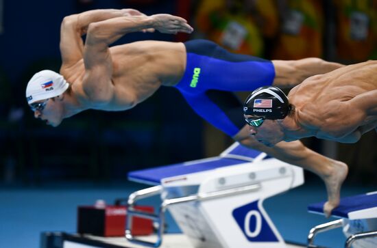 2016 Summer Olympics. Swimming. Day Seven