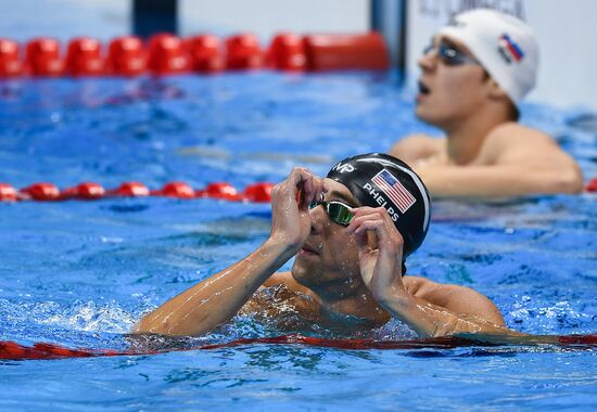 2016 Summer Olympics. Swimming. Day Seven
