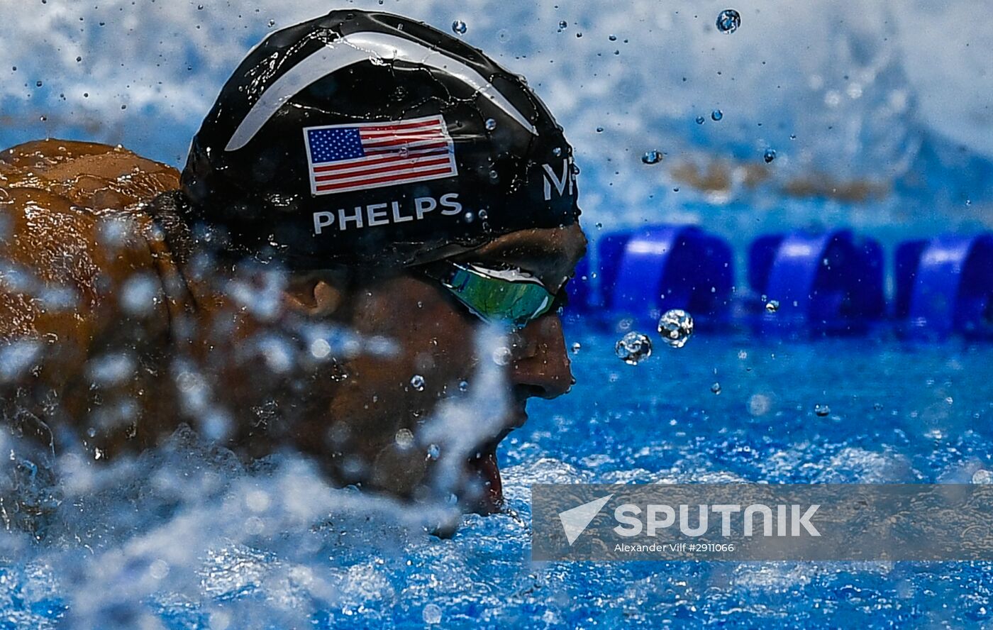 2016 Summer Olympics. Swimming. Day Seven
