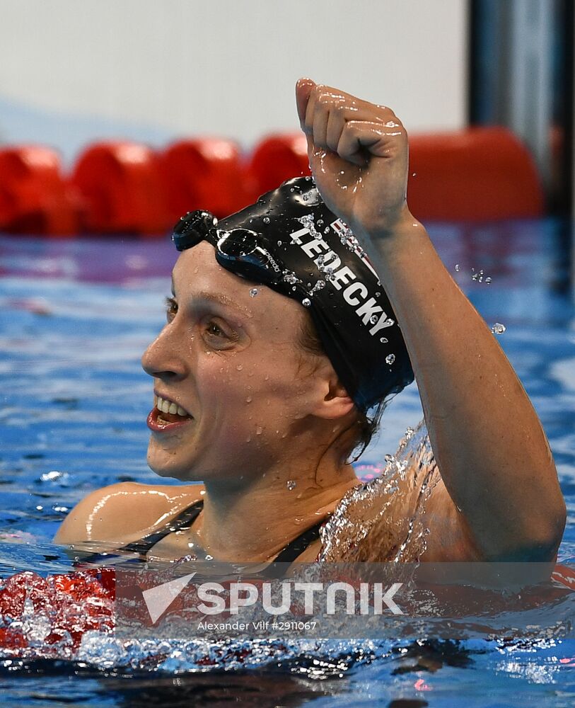 2016 Summer Olympics. Swimming. Day Seven