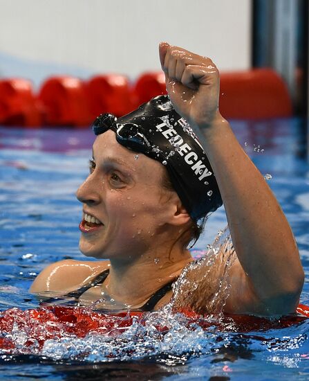 2016 Summer Olympics. Swimming. Day Seven