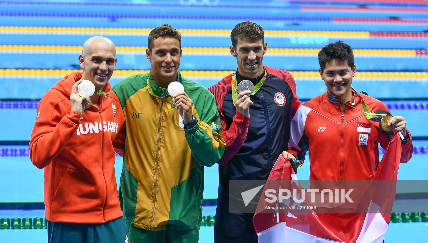 2016 Summer Olympics. Swimming. Day Seven