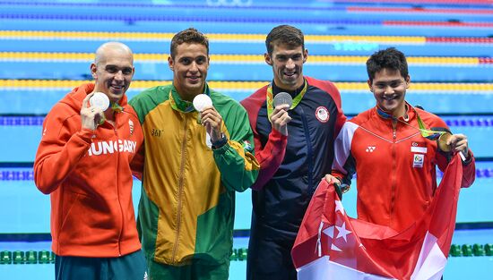 2016 Summer Olympics. Swimming. Day Seven