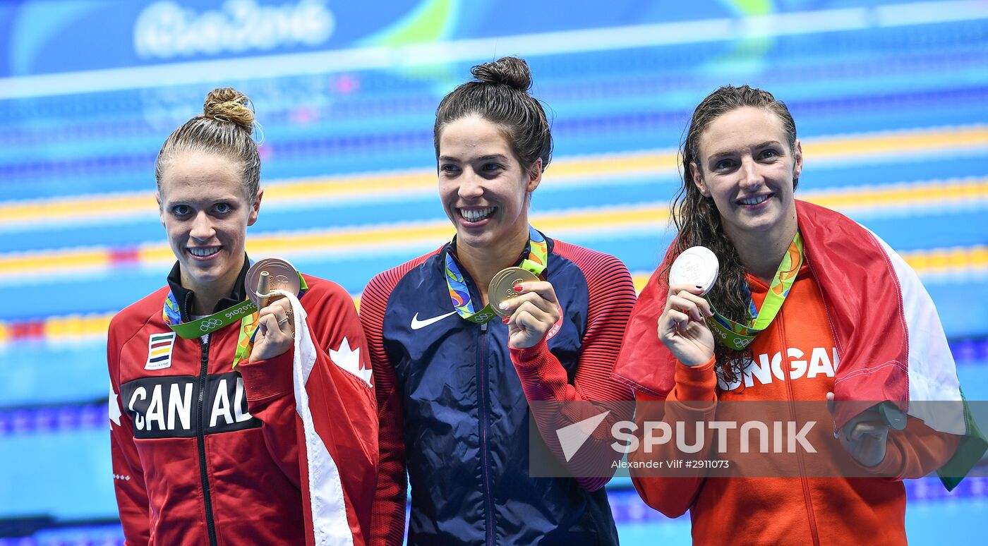 2016 Summer Olympics. Swimming. Day Seven