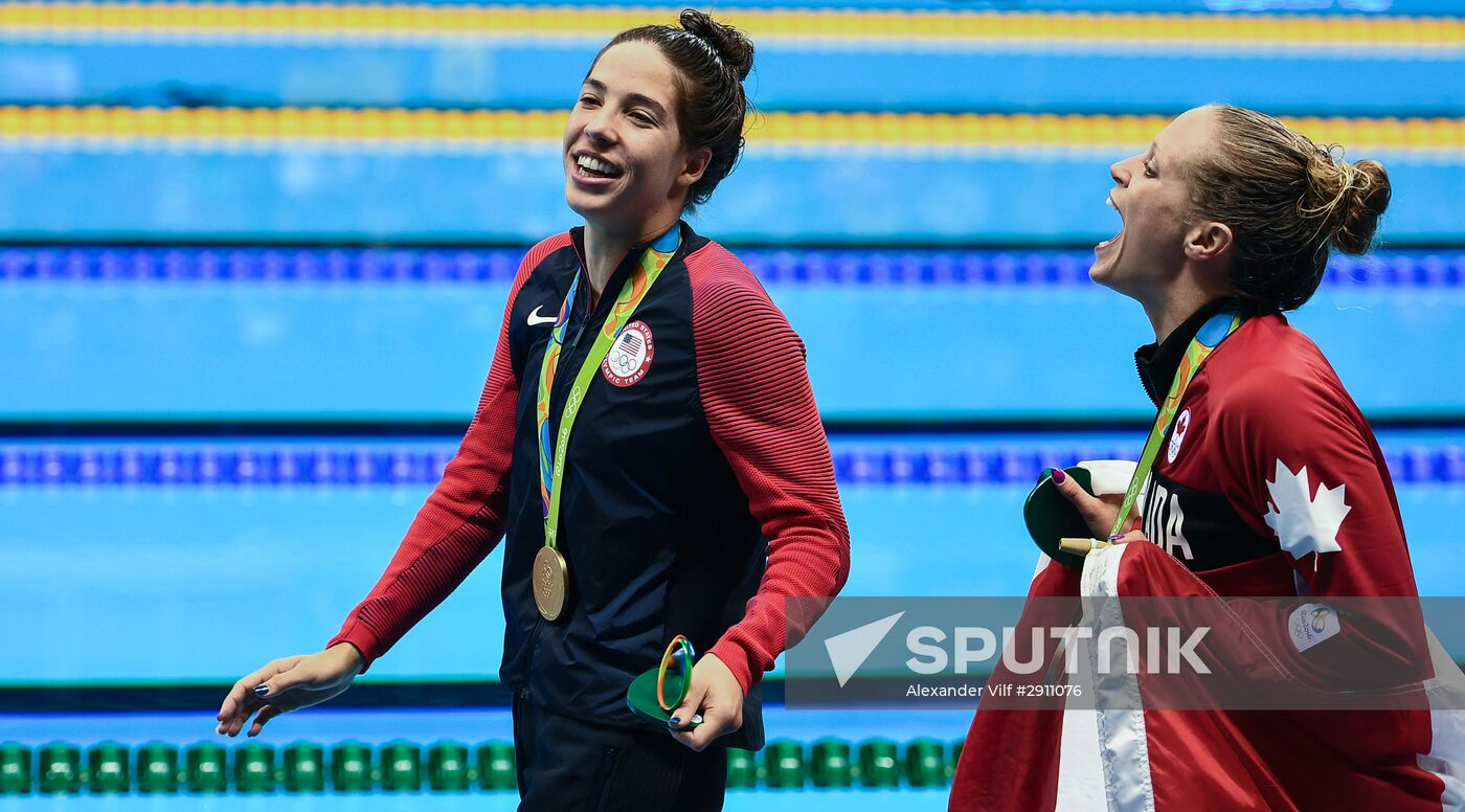 2016 Summer Olympics. Swimming. Day Seven