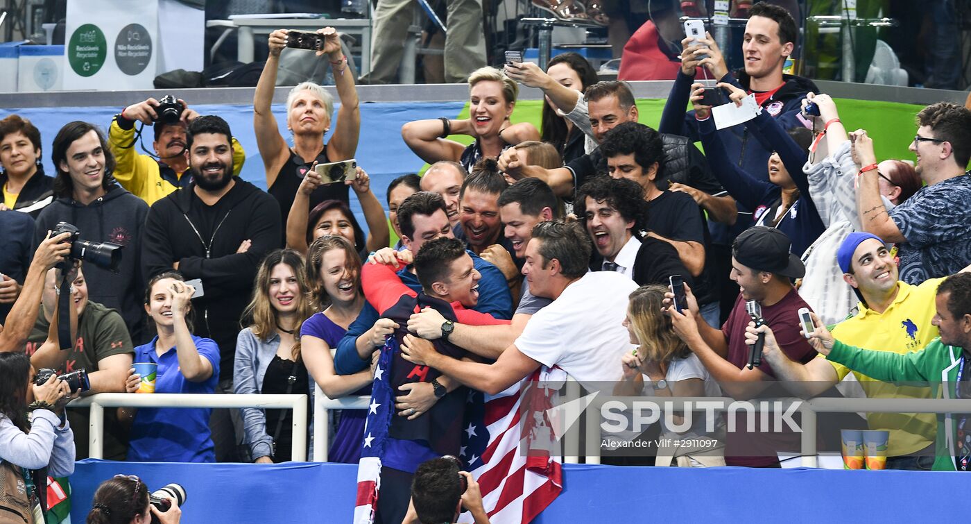 2016 Summer Olympics. Swimming. Day Seven