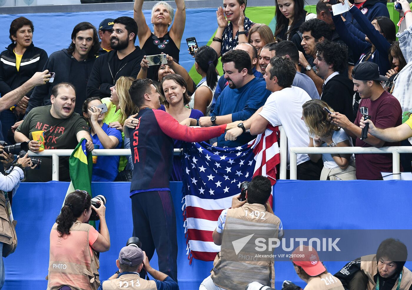 2016 Summer Olympics. Swimming. Day Seven