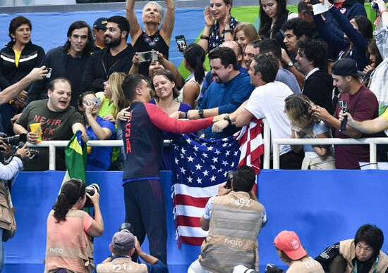 2016 Summer Olympics. Swimming. Day Seven