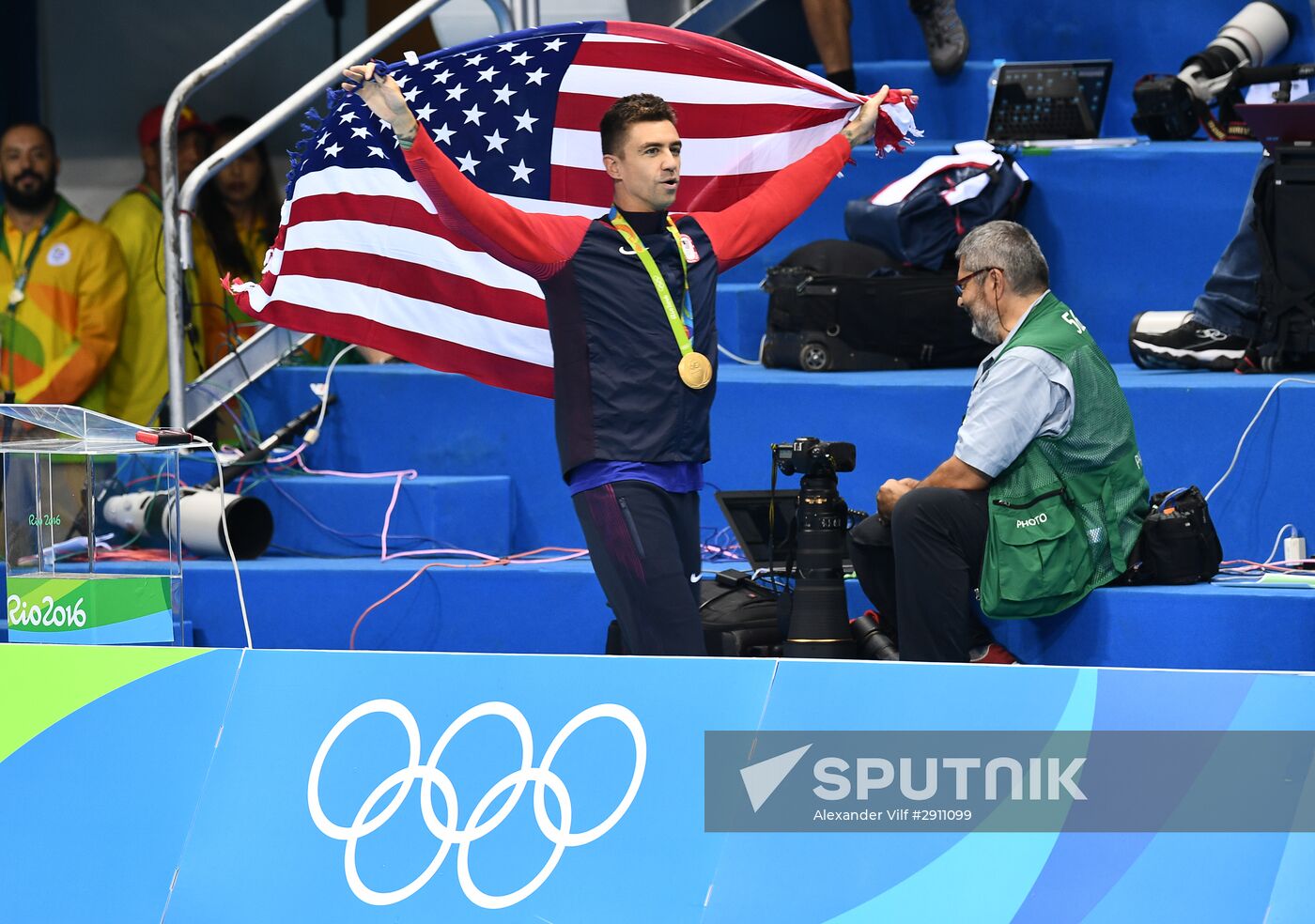 2016 Summer Olympics. Swimming. Day Seven