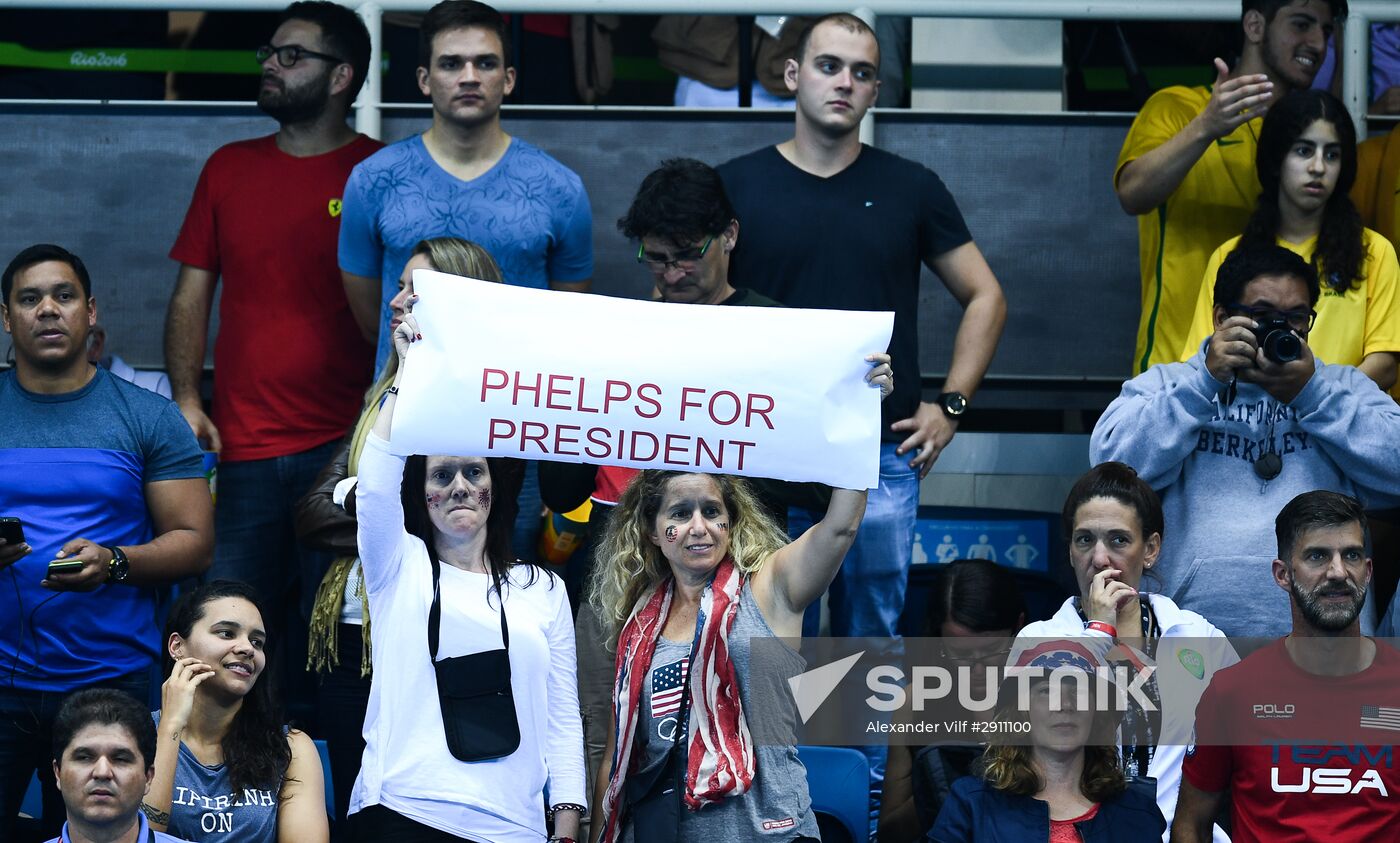 2016 Summer Olympics. Swimming. Day Seven