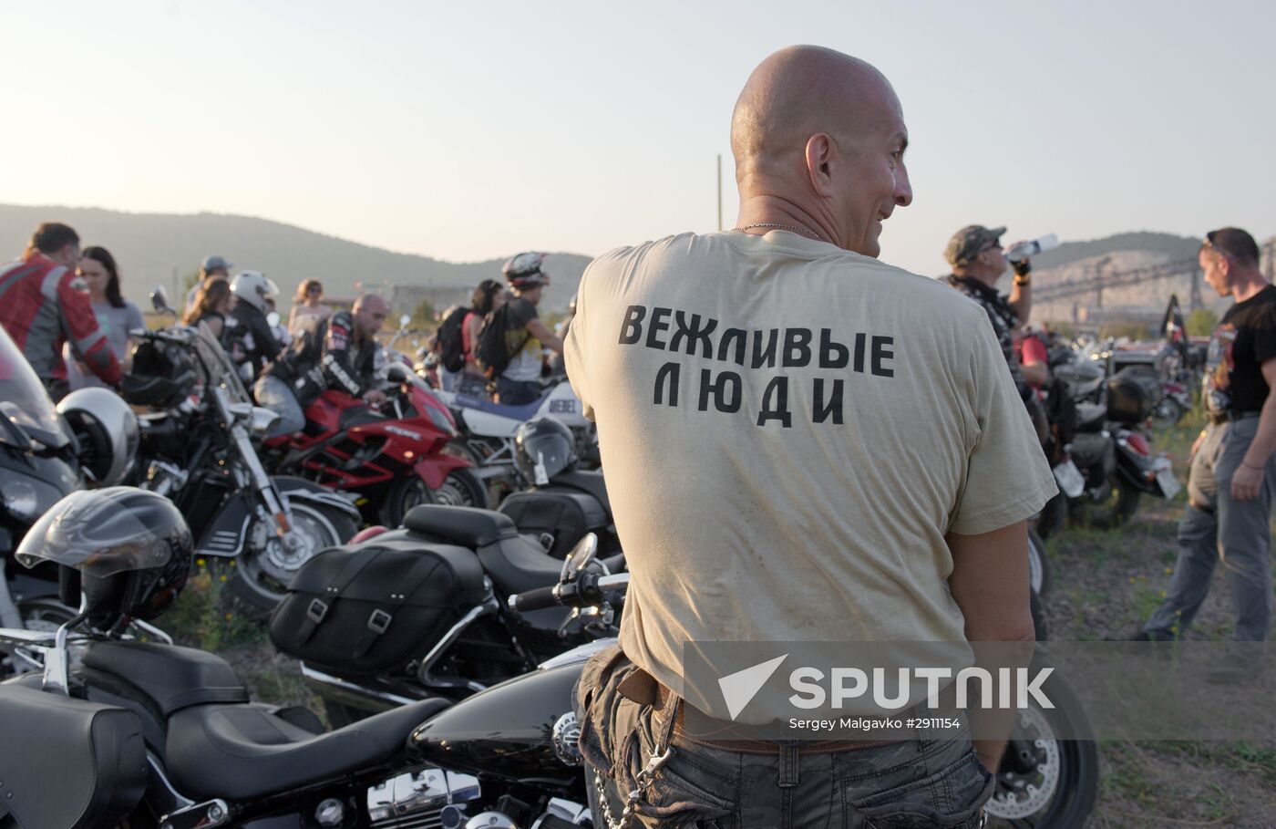 21st international bike-show Life-Saving Ark in Sevastopol