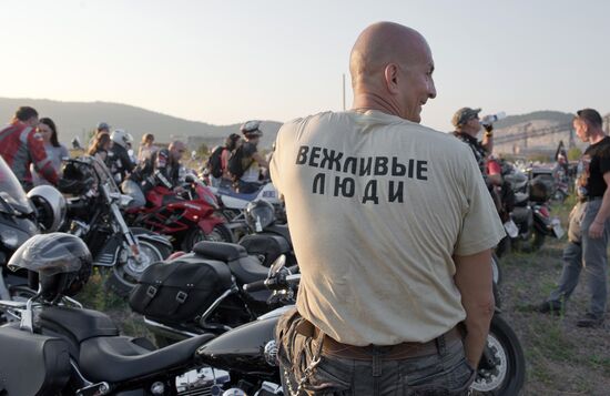 21st international bike-show Life-Saving Ark in Sevastopol