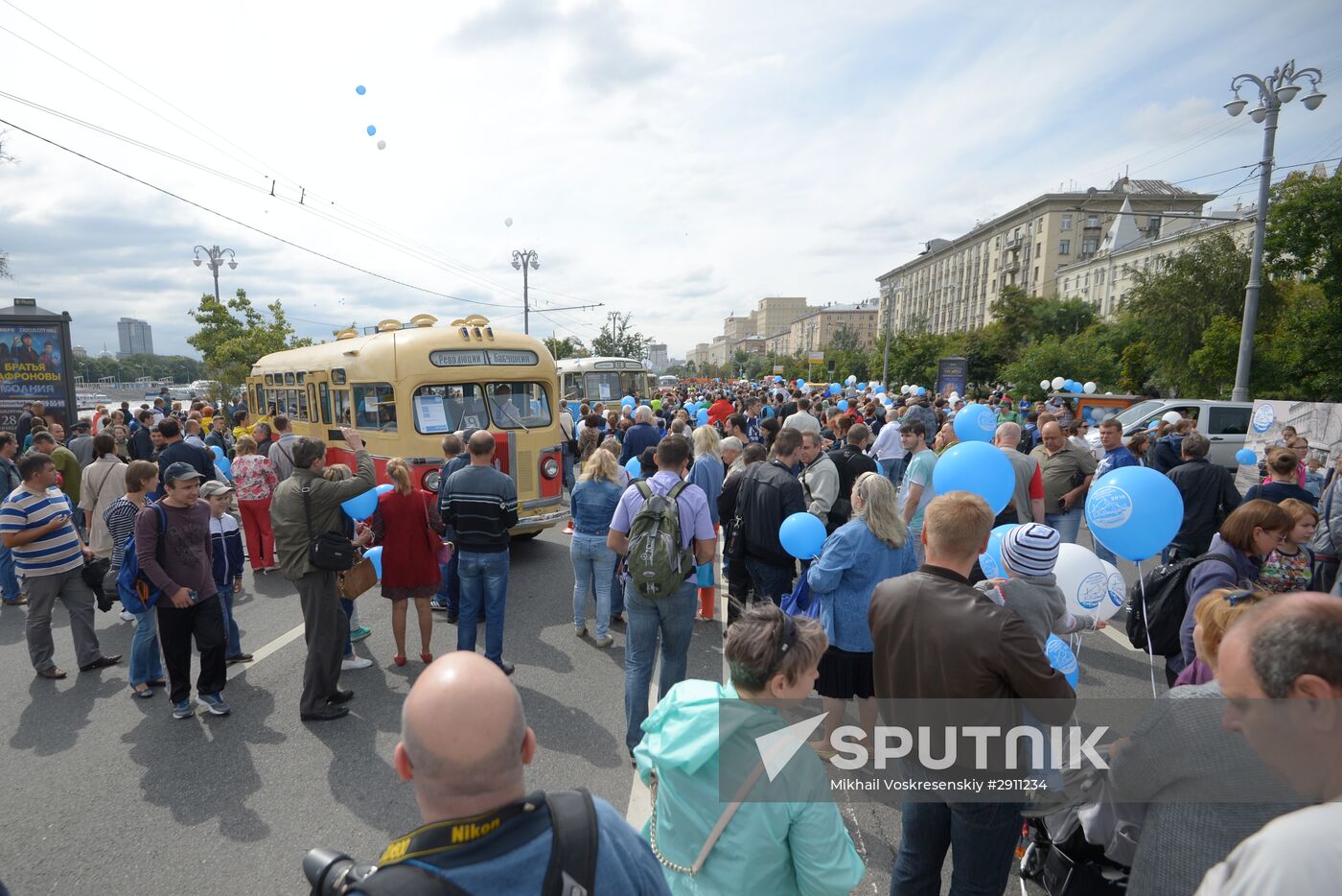 Moscow bus holiday